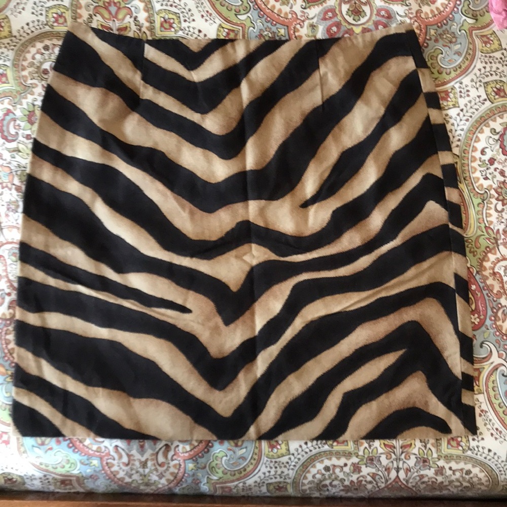 Lauren by Ralph Lauren Zebra Mini Skirt